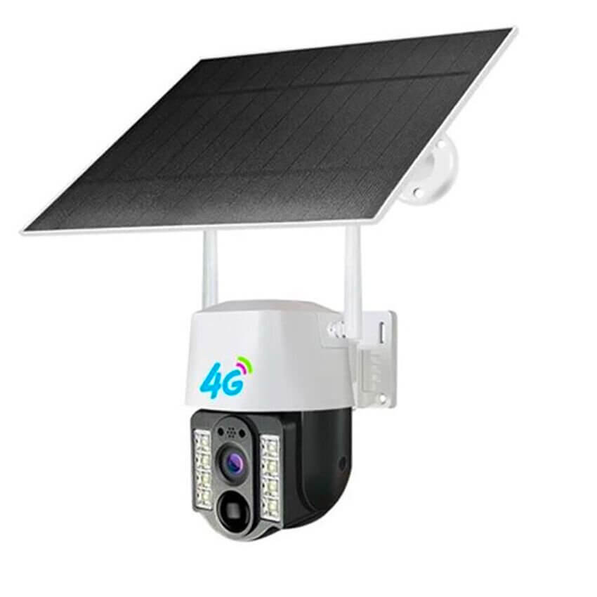 4G Solar Outdoor Security Camera with Triple-Lens