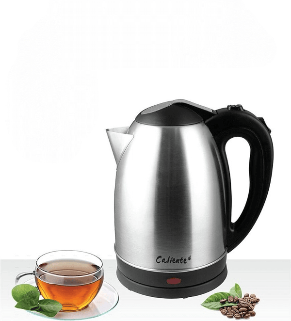 2L Silver Stainless Steel Electric Kettle - Fast Boiling