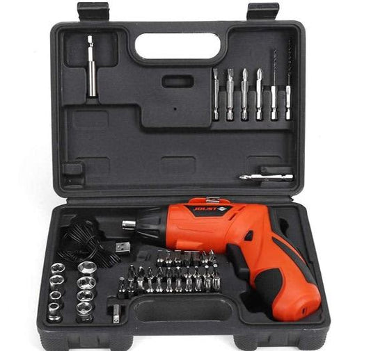 45Pcs Cordless Screwdriver and Drill Set