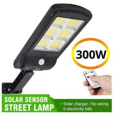 300W Solar LED Street Light - 10,000 Lumens