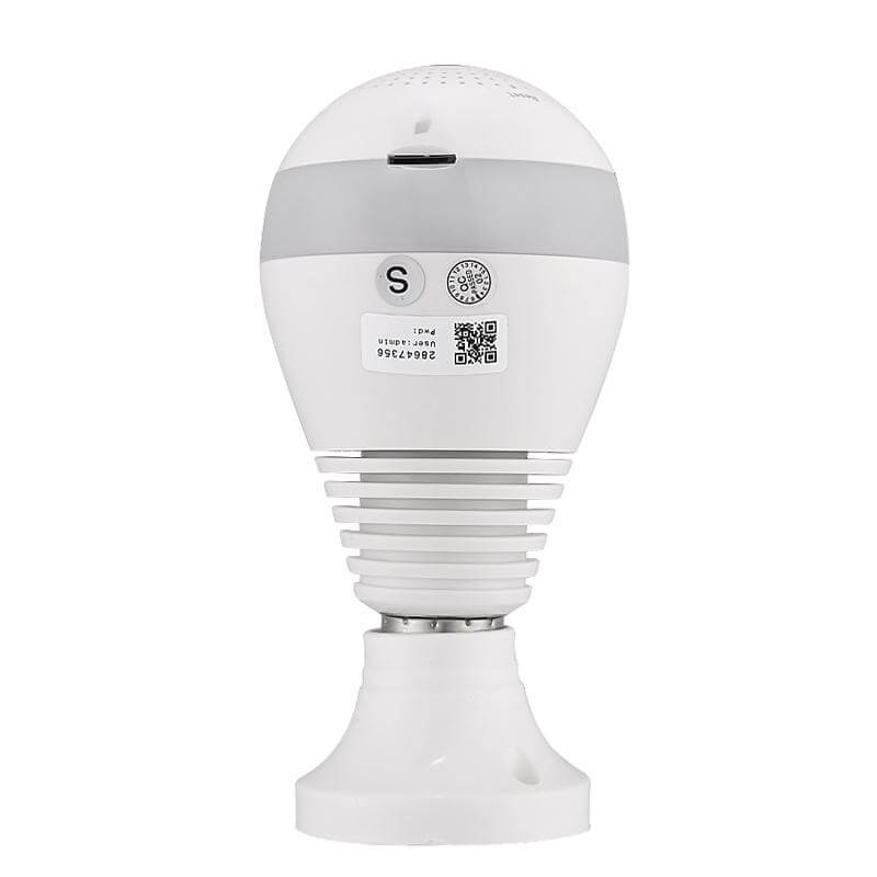 360° Panoramic IP Camera Light Bulb - Smart WiFi Security Monitor