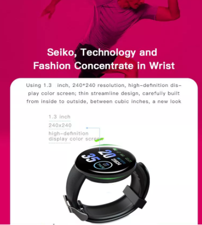 Bluetooth Blood Pressure Monitor Smart Watch