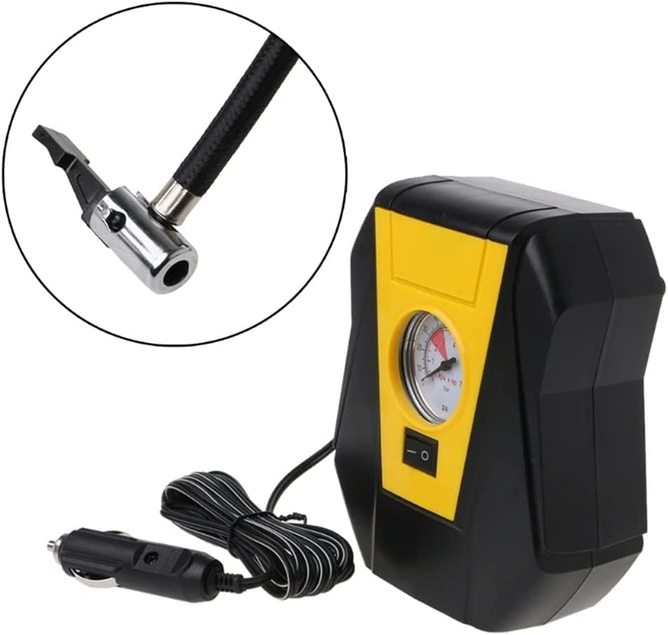 Portable 12V Car Tire Inflator - Compact Air Compressor