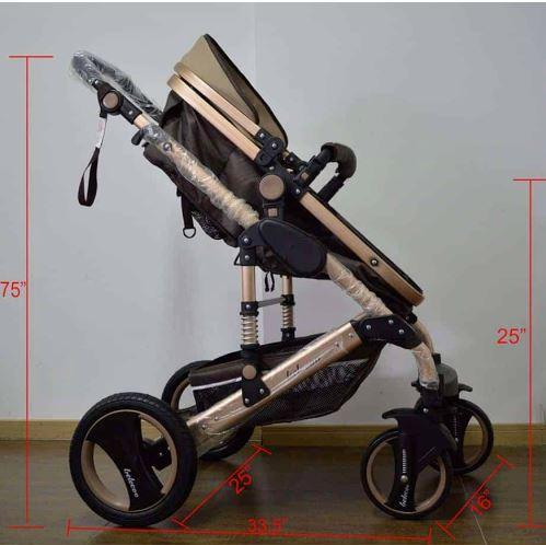 2 IN 1 BABY PRAM STROLLER