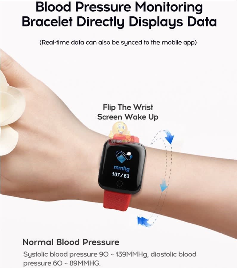 Bluetooth Fitness/Heart Rate Smart Watch