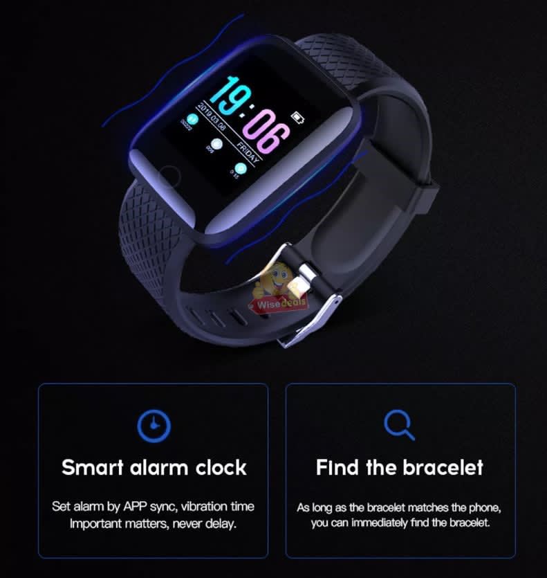 Bluetooth Fitness/Heart Rate Smart Watch