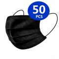 50 x Certified Black Masks