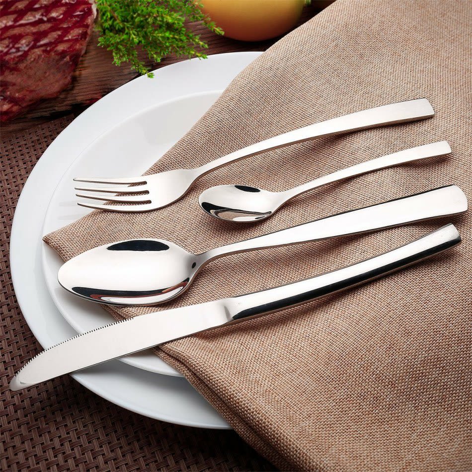 24 Piece Stainless Steel Cutlery Set