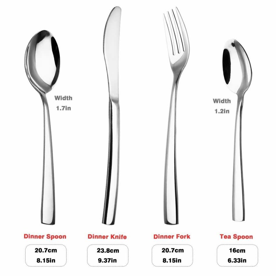 24 Piece Stainless Steel Cutlery Set