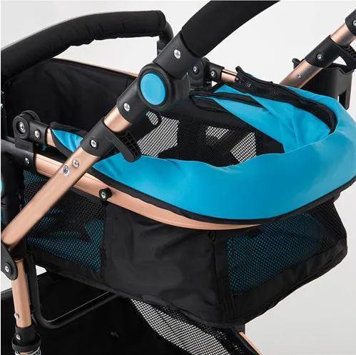 2 IN 1 BABY PRAM STROLLER