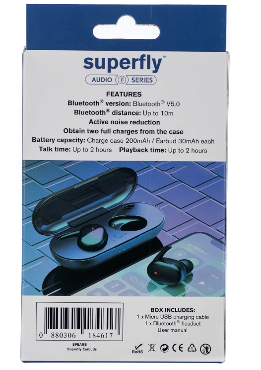 Wireless Earbuds - Black