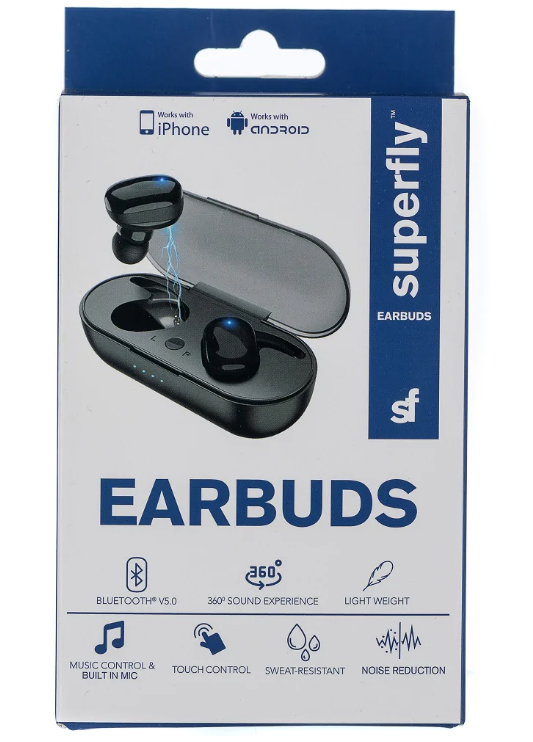 Wireless Earbuds - Black