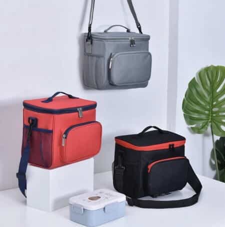 Insulated Lunch Bag with Adjustable Shoulder Strap