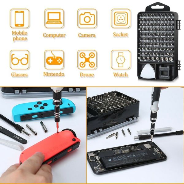 Lani Enterprise 135-Piece Precision Screwdriver & Repair Tool Kit