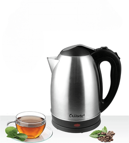 2L Silver Stainless Steel Electric Kettle - Fast Boiling