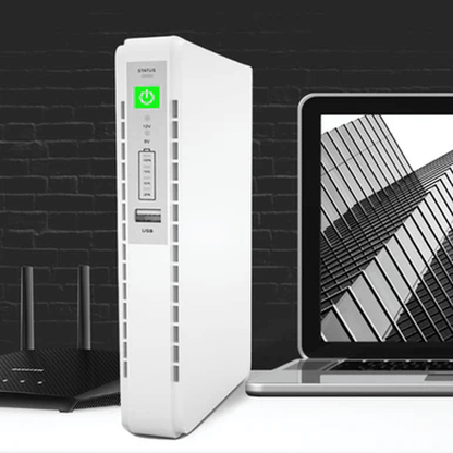 Lani Enterprise 12000mAh Mini UPS Battery Backup for WiFi Routers & Fibre ONT