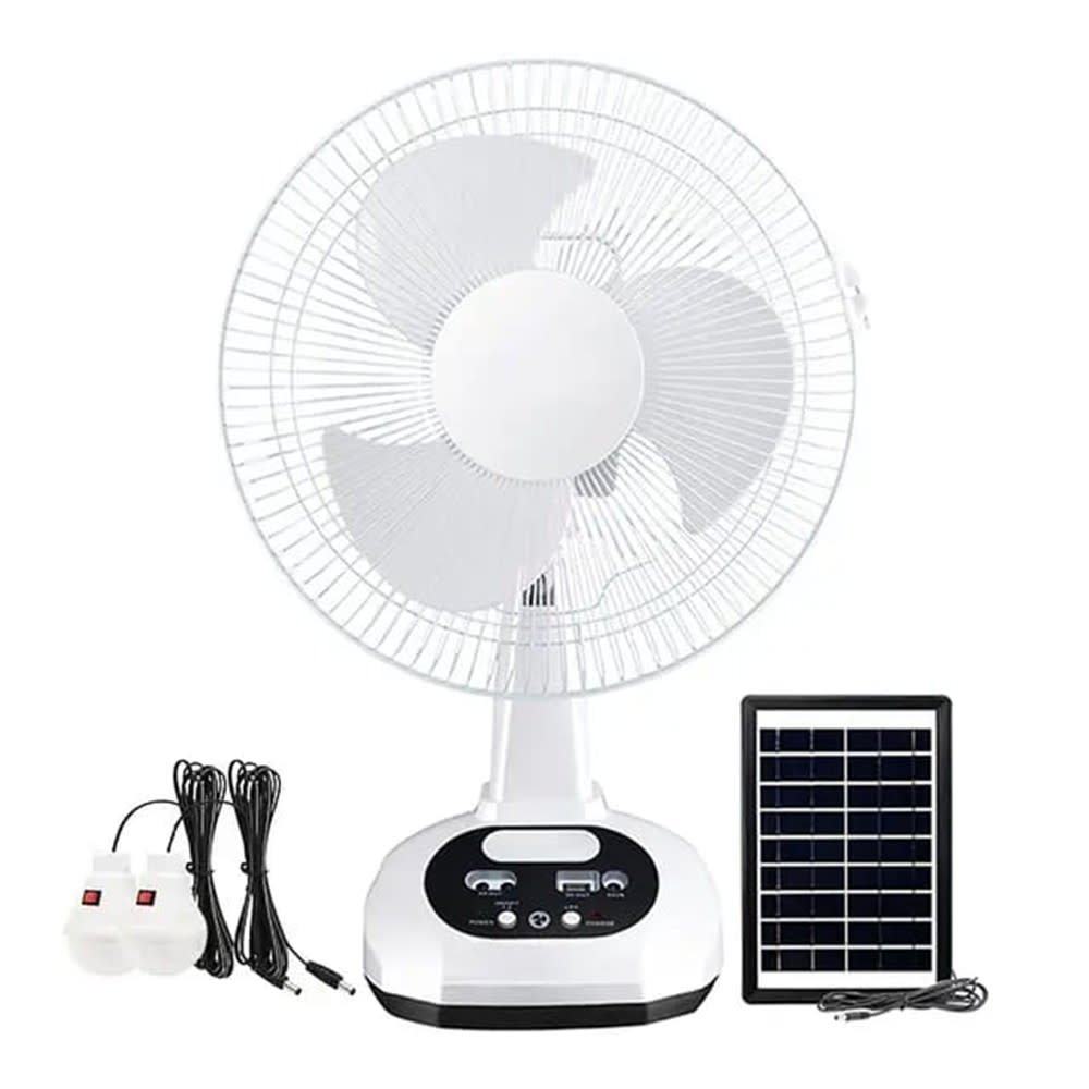 Rechargeable and Solar Power Fan