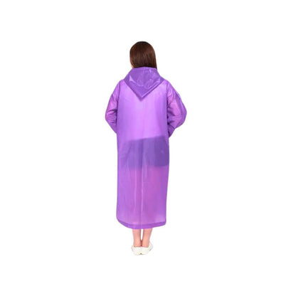 Reusable Waterproof Rain Coat - Durable Outdoor Poncho