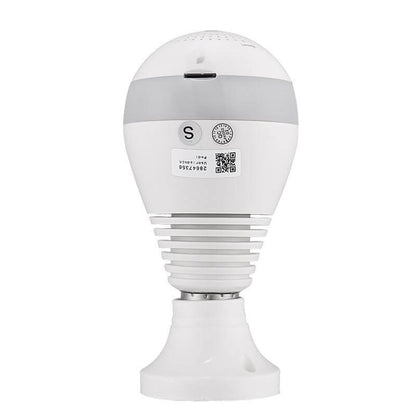 360° Panoramic IP Camera Light Bulb - Smart WiFi Security Monitor