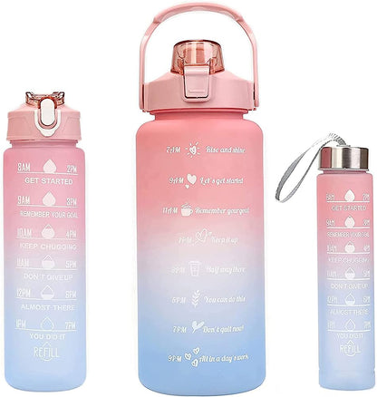 3 Piece Water Bottles