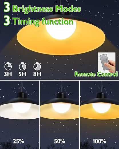 Solar Powered Indoor/Outdoor Solar Pendant Light