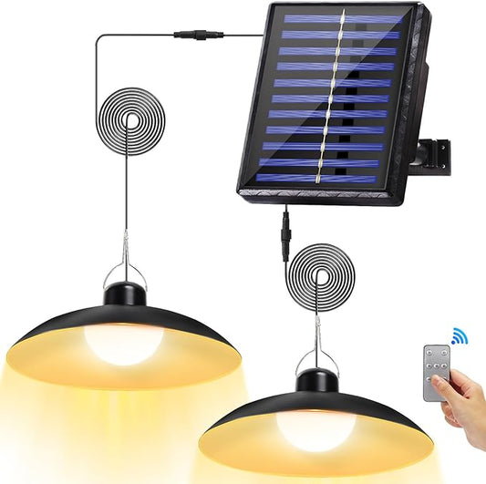 Solar Powered Indoor/Outdoor Solar Pendant Light