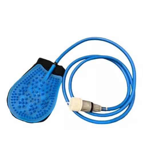 Deep Cleaning Pet Grooming Glove with Hose