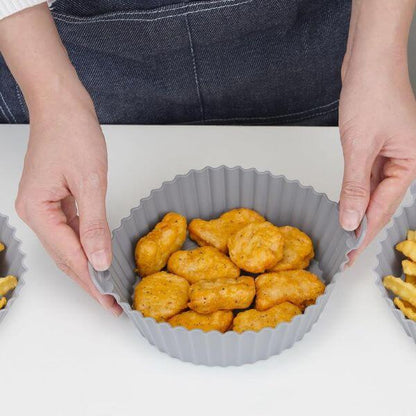 6-Piece Reusable Silicone Air Fryer Liner Set