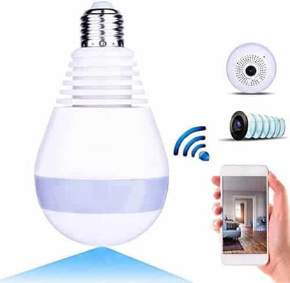360Â° Panoramic IP Camera Light Bulb - Wireless Home Security