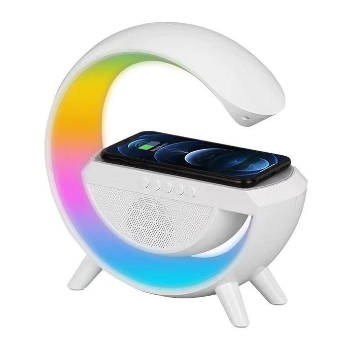 Lamp with Built-in Speaker and Wireless Charger