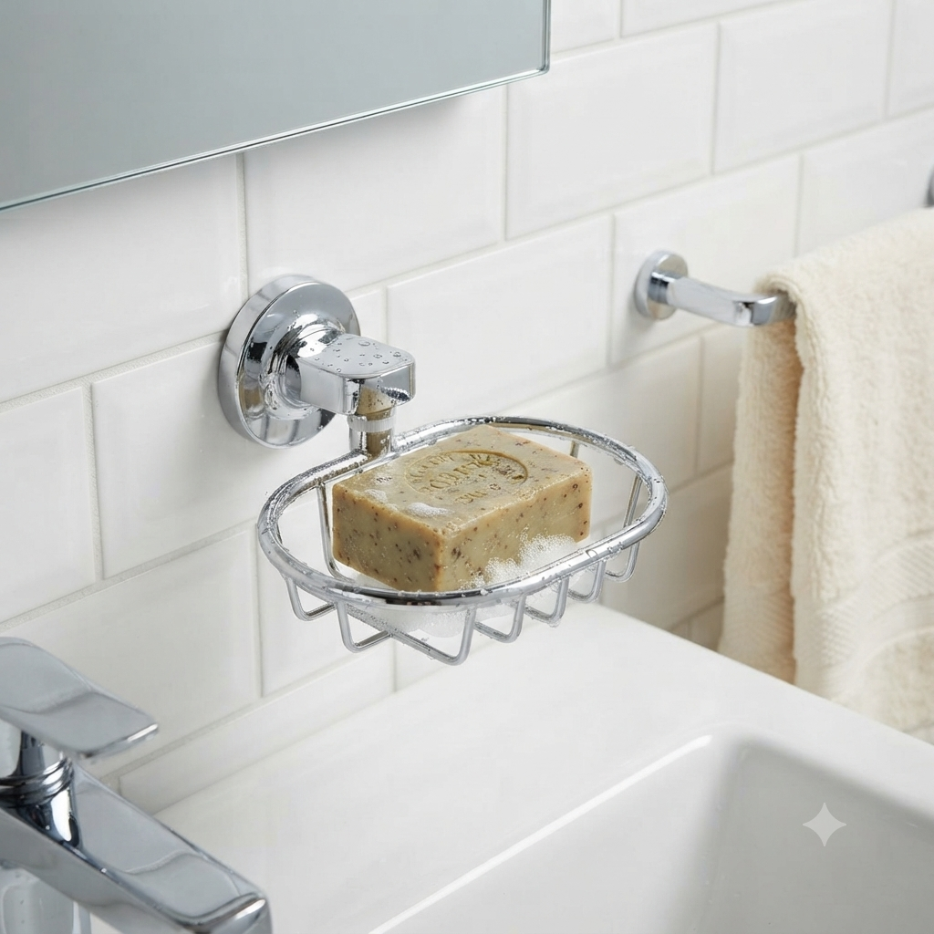 Wall Mounted Stainless Steel Soap Holder Basket