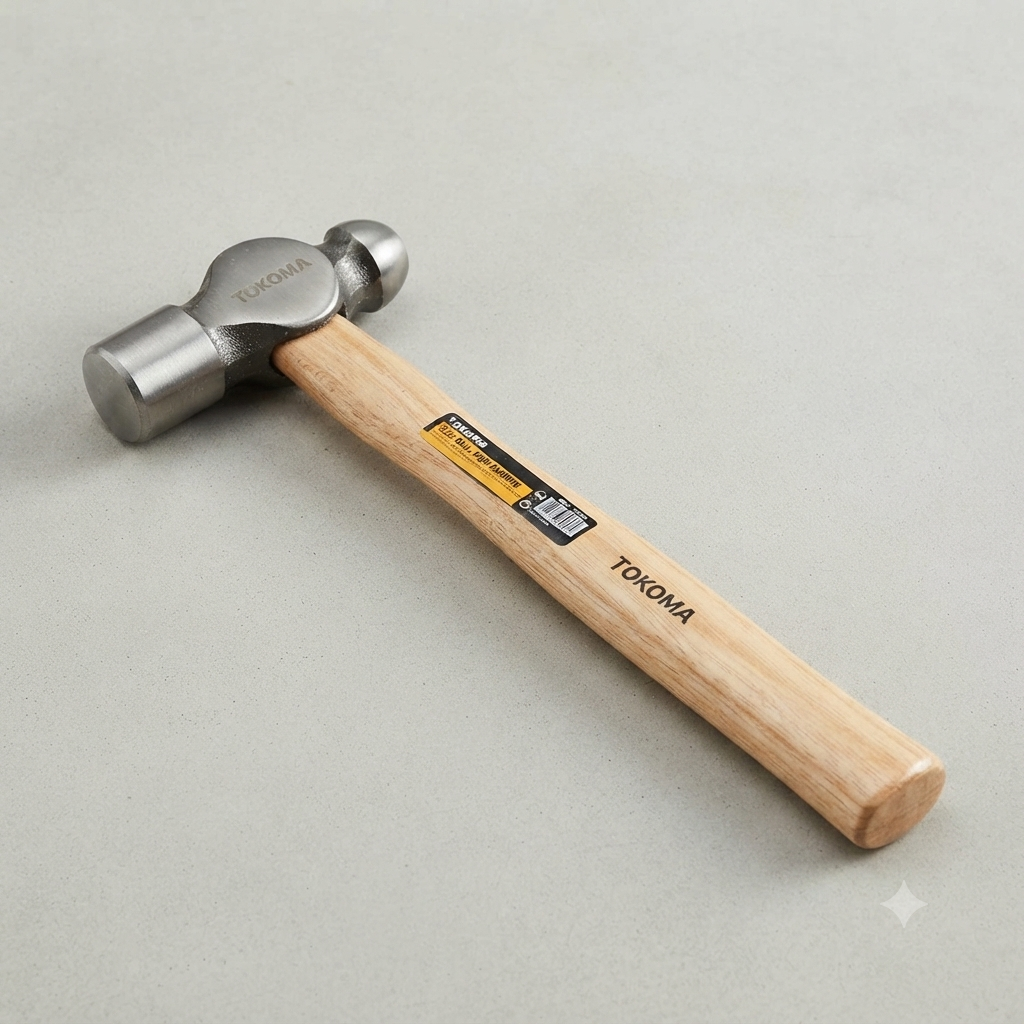 Ball Peen Hammer with Wooden Handle