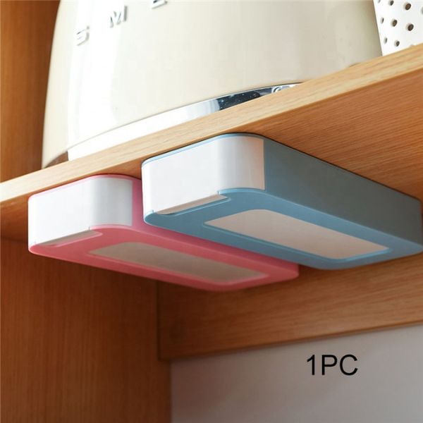 Under-Desk Adhesive Hidden Stationery Drawer