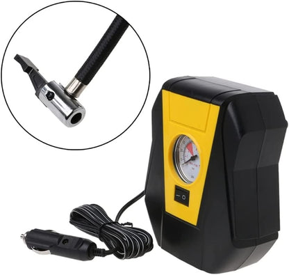 Portable 12V Car Tire Inflator - Compact Air Compressor