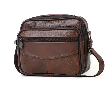 Genuine Leather Crossbody Shoulder Bag