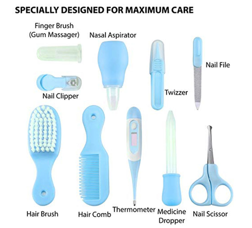 10-in-1 Baby Care Grooming Kit | Newborn Essential Set