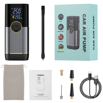 Dual-Screen Portable Air Compressor