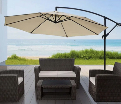 Ibiza Cantilever Umbrella - Outdoor Patio Shade 3m