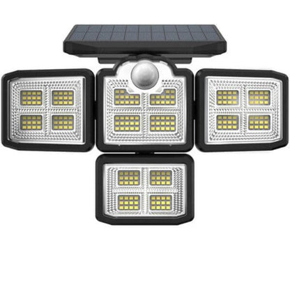 4-Head Outdoor Solar Motion Sensor Light