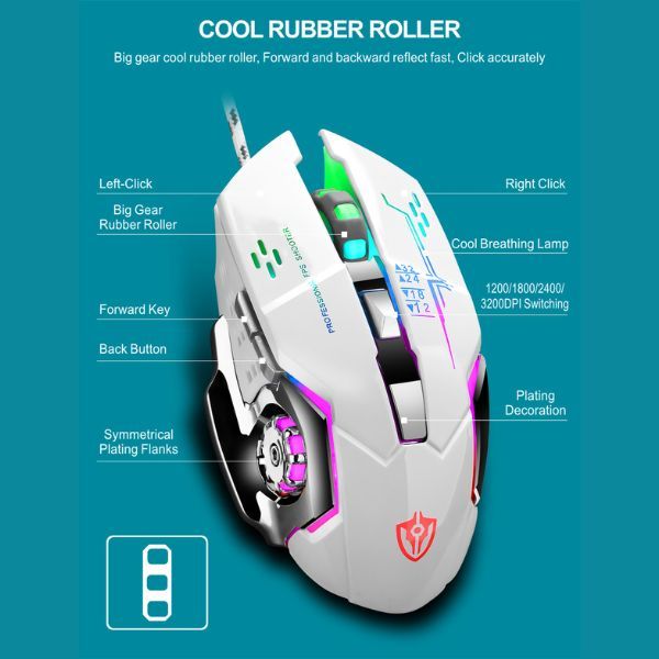 RGB X7 Wired Gaming Mouse