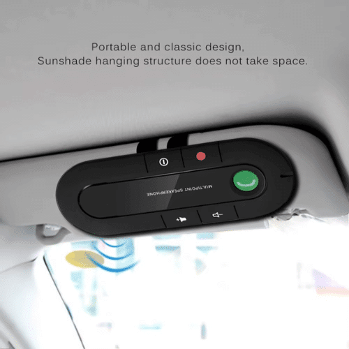 Hands-Free Bluetooth Car Kit - FM Transmitter & USB Charger