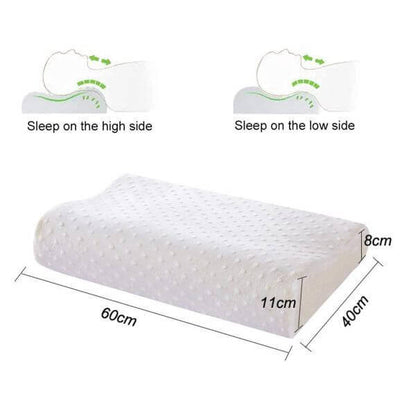 Latex Neck Pillow - Orthopedic Support for Comfortable Sleep