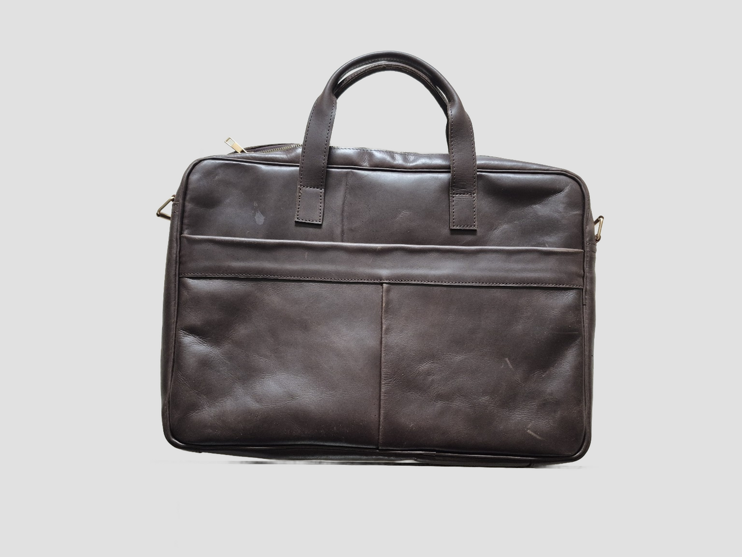 Brown Leather Laptop Bag