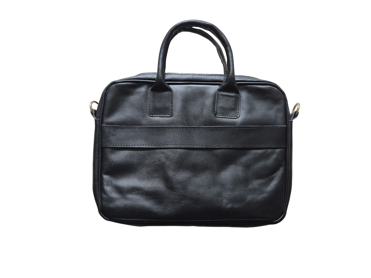 Classic Black Leather Bag