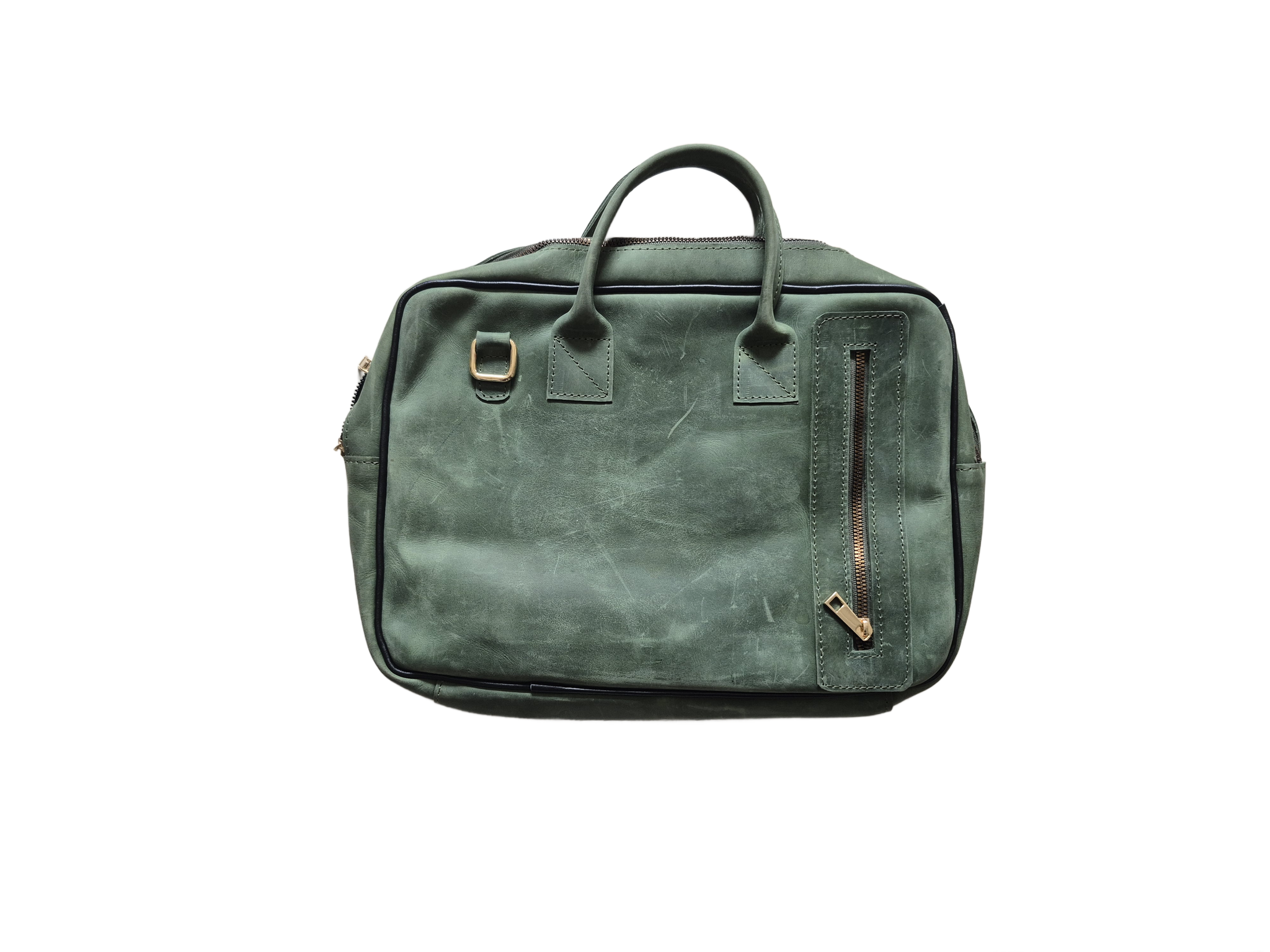 Rustic Green Leather Laptop Bag – Lanienterprise