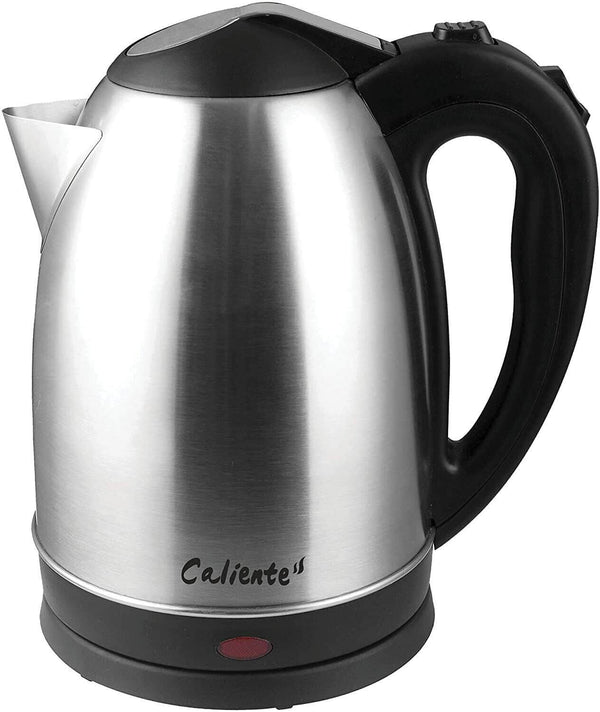 2L Silver Stainless Steel Electric Kettle - Fast Boiling