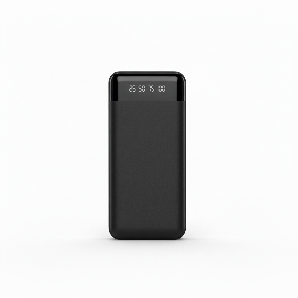 Lani Enterprise 20000mAh High-Capacity Power Bank with Built-In Multi-Charging Cables