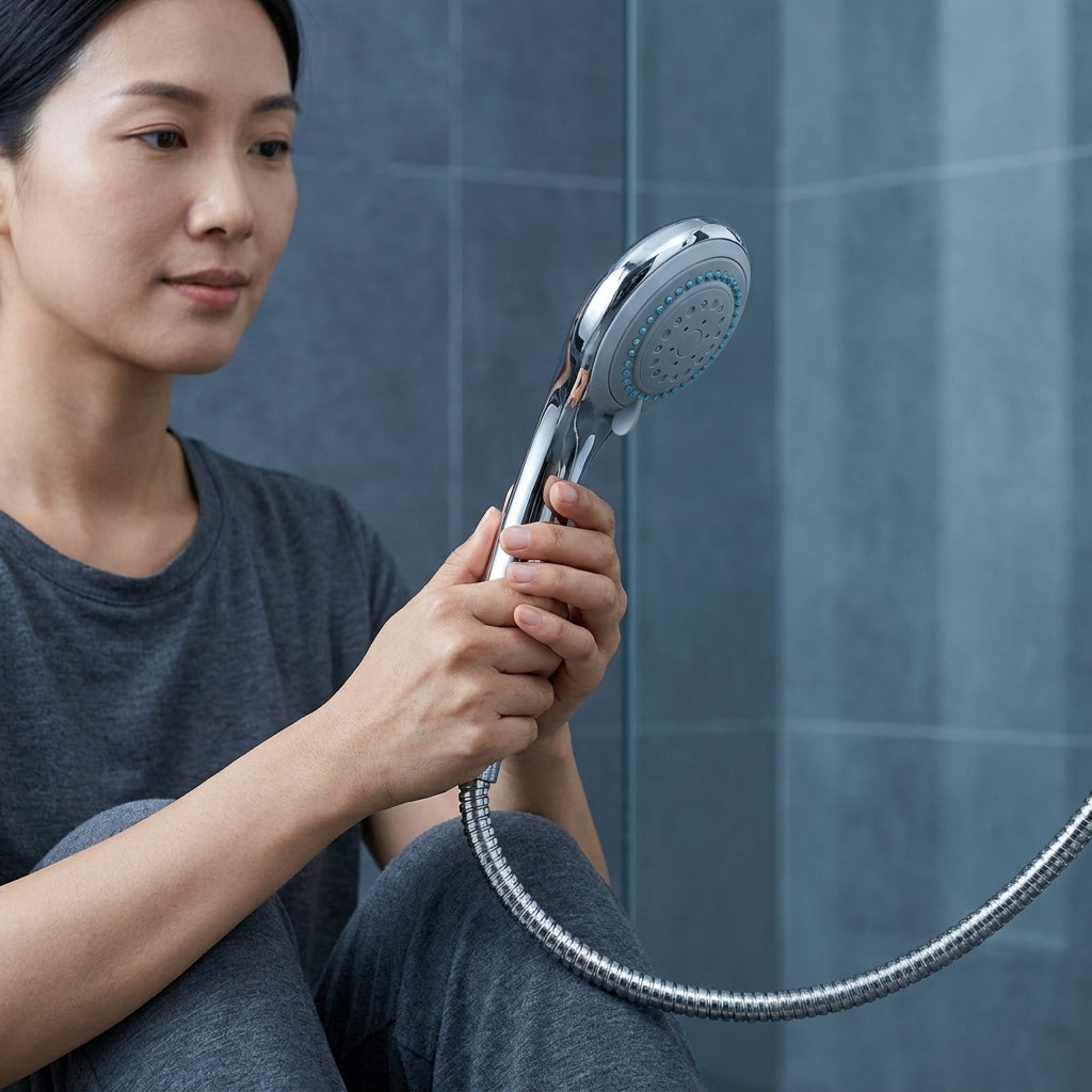 3-Function Handheld Shower Head Set with 1.8m Hose