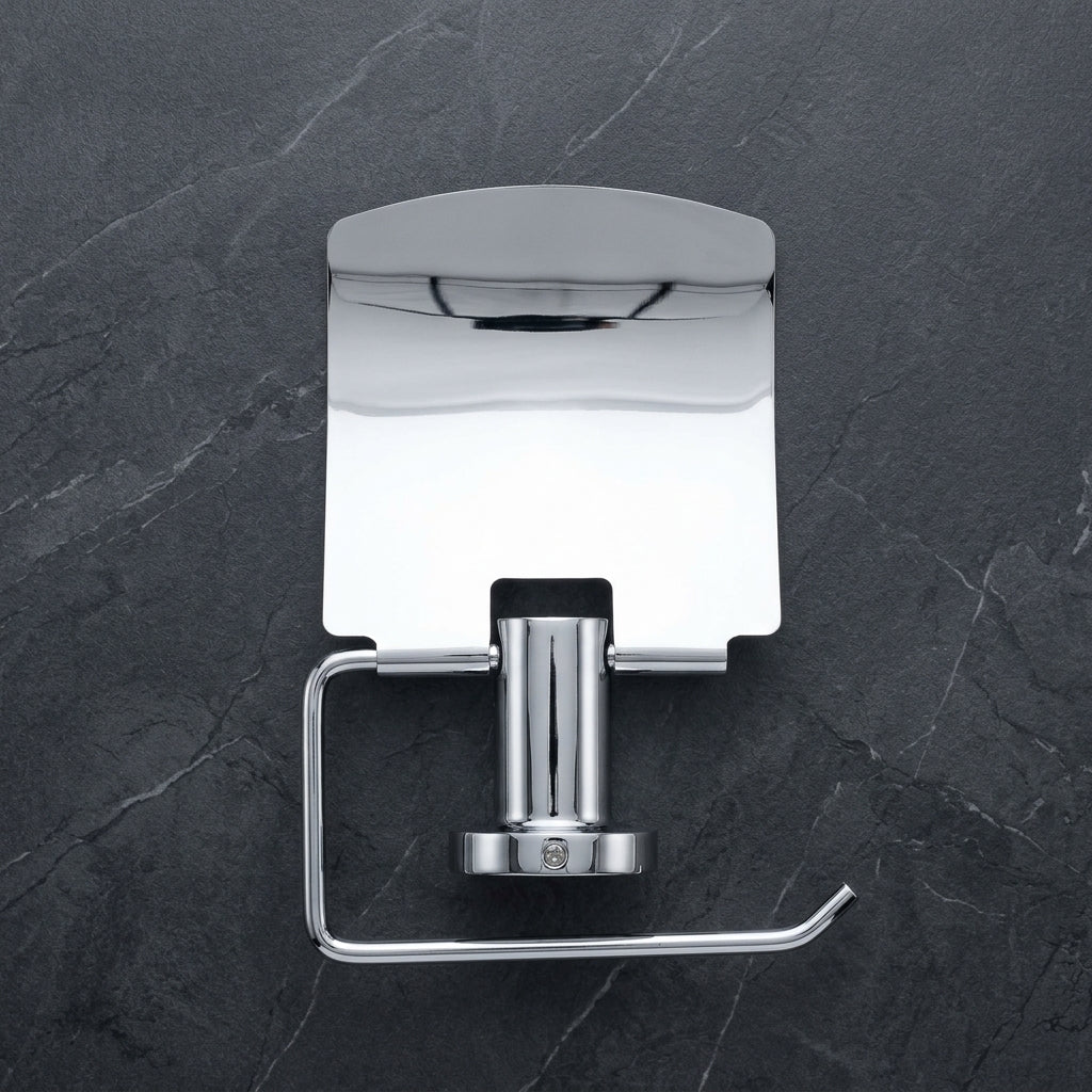 Stainless Steel Wall Mounted Toilet Paper Holder with Cover