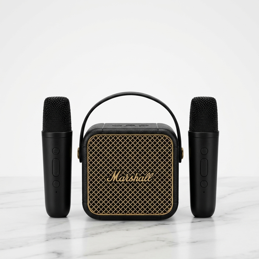Mini Karaoke Amplifier with Microphones